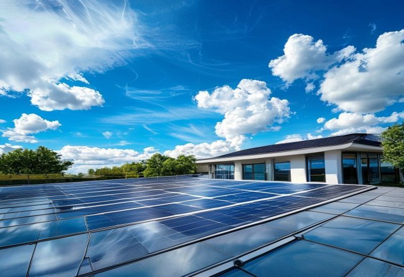 Solar panels installation