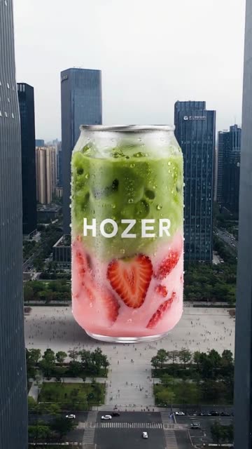 Product ad concept: HOZER drinks